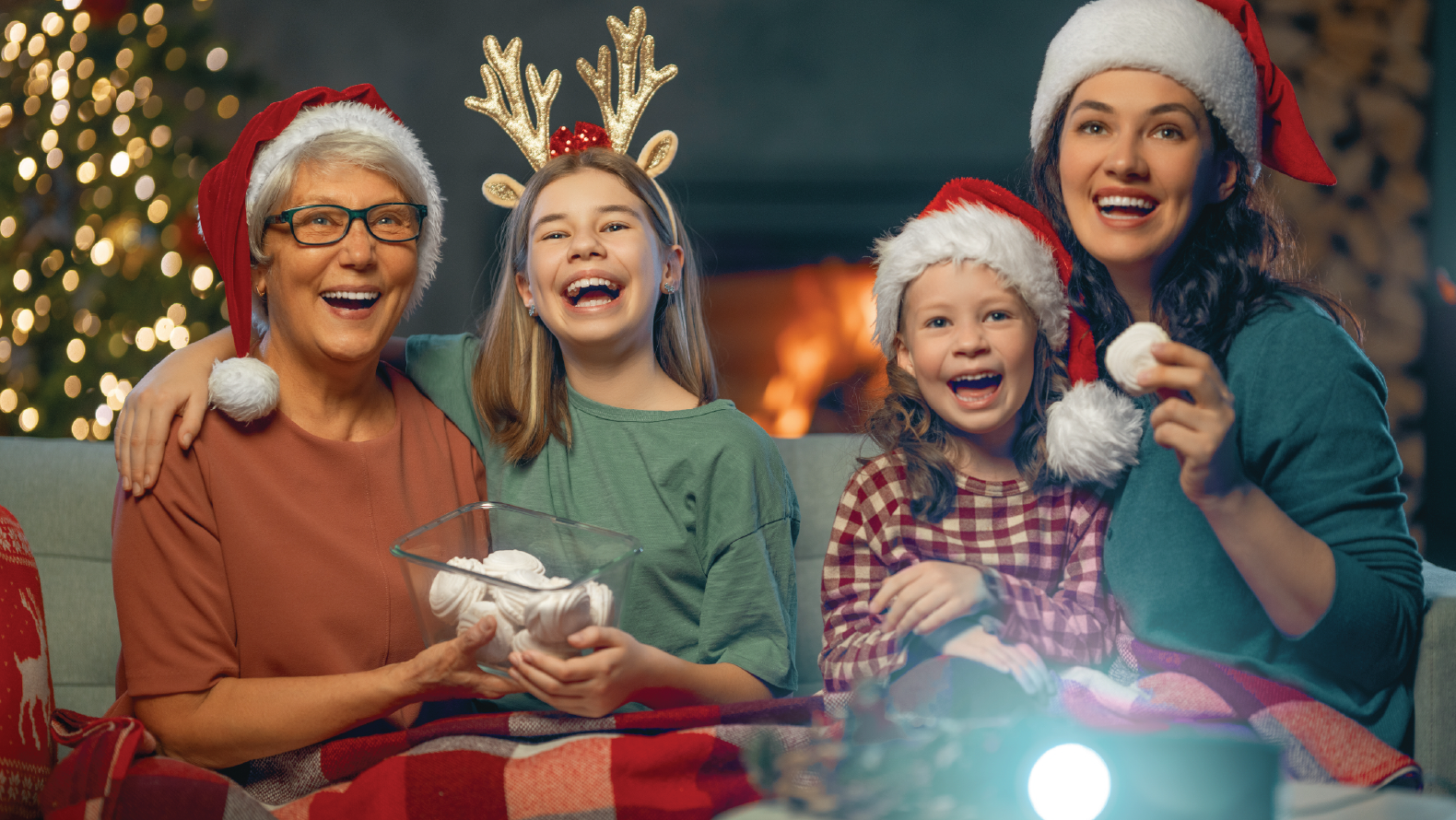 Christmas movie night